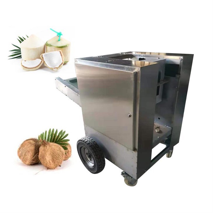 Automatic Coconut Deshelling Machine